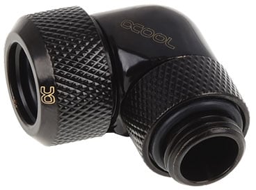 Alphacool Eiszapfen 13mm Hard Tube CF 90 G1/4 -Svart