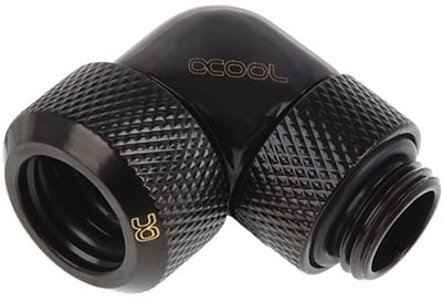 Alphacool Eiszapfen 13mm Hard Tube CF 90 G1/4 -Svart