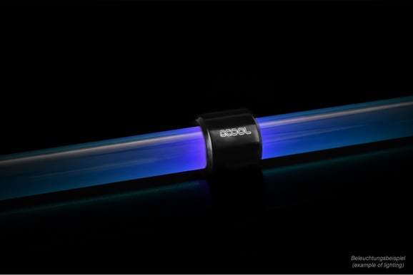Alphacool Aurora HardTube UV LED ring 13mm Svart