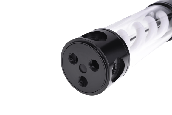 Alphacool Eisbecher Helix 250mm Svart/Vit UV