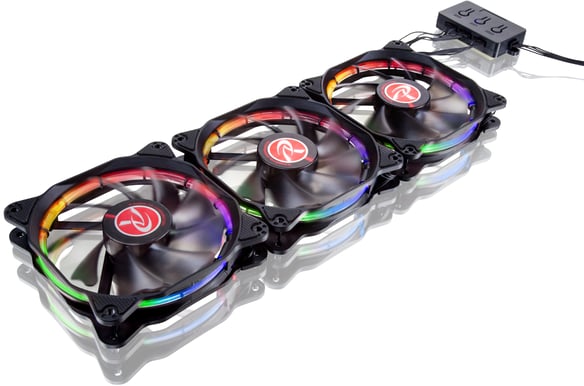 Raijintek Aura 120mm 3-pack RGB LED