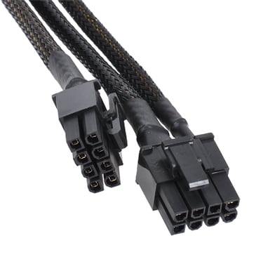 Phobya Y-Kabel 8-pin till 2 x 6+2-pin