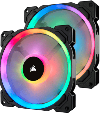 Corsair LL Series LL140 RGB 2-pack med kontroller