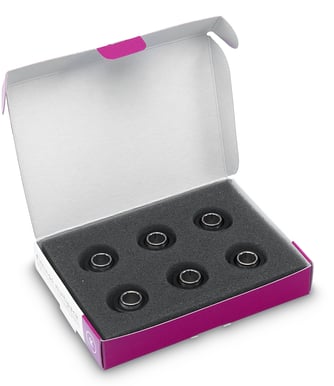 EK-ACF Fitting 10/13mm - Black (6-pack)