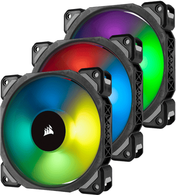 Corsair ML120 PRO RGB 3-pack inkl Lighting Node PRO