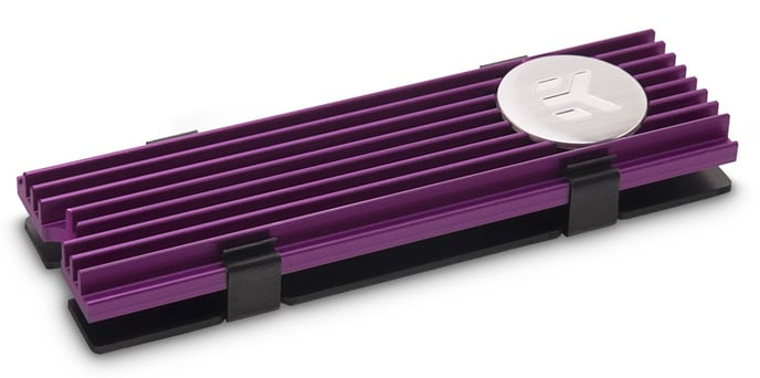 EK-M.2 NVMe Heatsink - Lila