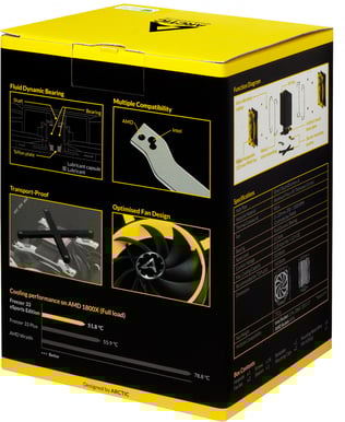 Arctic Freezer 33 eSports Edition Svart/Gul