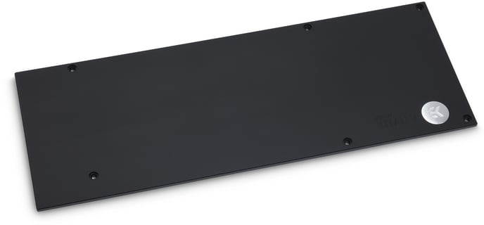 EK-FC Titan V Backplate - Svart