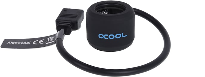 Alphacool Aurora HardTube RGB LED ring 16mm Svart