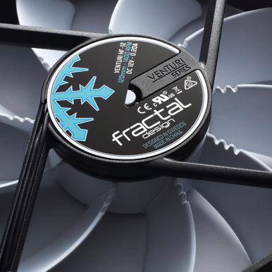 Fractal Design Venturi HF-12 120mm Svart/Vit