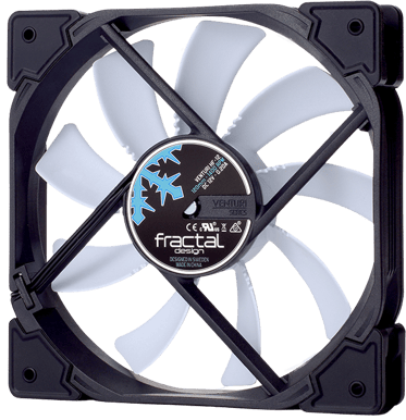 Fractal Design Venturi HF-12 120mm Svart/Vit
