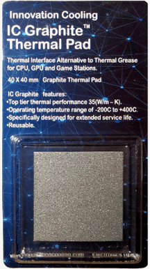 Innovation Cooling Graphite Thermal Pad 40 x 40mm