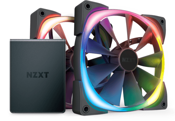 NZXT Aer RGB 2 - 140mm 2-pack + kontroller