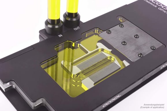 Alphacool Eiswasser Crystal Yellow UV