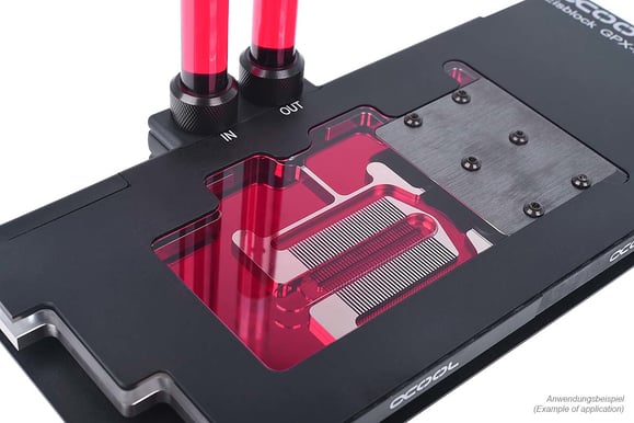 Alphacool Eiswasser Crystal Red UV