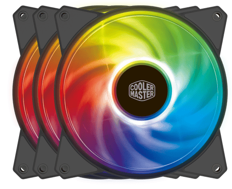 Cooler Master MasterFan MF120R ARGB 3-pack m. kontroller