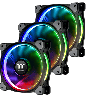 Thermaltake Riing Plus RGB 140mm 3-pack med kontroller