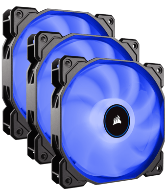 Corsair AF120 LED (2018) Blå 3-pack