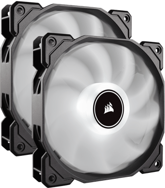 Corsair AF140 LED (2018) Vit 2-pack