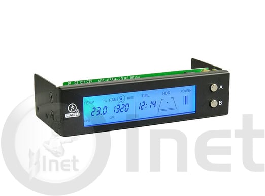 Lian Li TR-3B LCD temp & fläktövervakning, svart