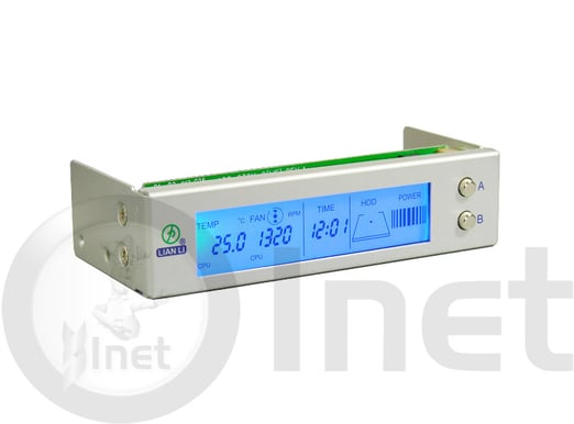 Lian Li TR-3A LCD temp & fläktövervakning, silver