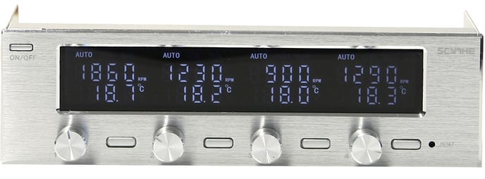 Scythe Kazer Server 5.25" fläktkontroller, silver
