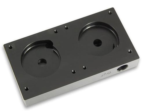 EK-DDC Dual TOP V.2 G1/4 - Svart Acetal