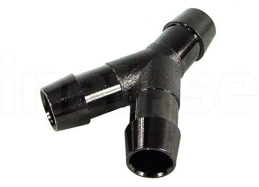 Y-koppling, 13mm, Svart