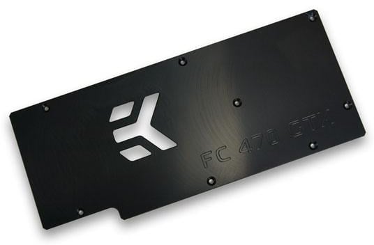 EK-FC470 GTX Backplate - Black