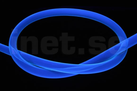 Slang, Masterkleer PVC 10/8mm klar/blå, uv-reaktiv 3,3m