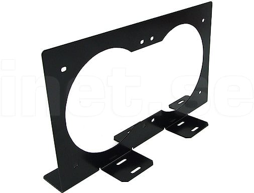 Phobya radiatorstöd - Dual - 2x120mm, Svart