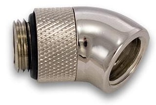 Adapter, EK-PSC, 45-grader G1/4, Silver