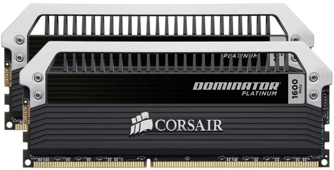 Corsair 8GB (2x4GB) DDR3 CL9 1600Mhz DOMINATOR PLATINUM