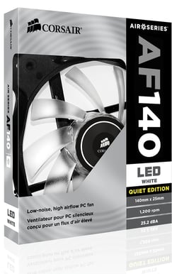 Corsair Air Series AF140 Quiet edition LED Vit