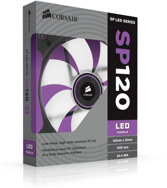 Corsair Air Series SP120 LED Lila