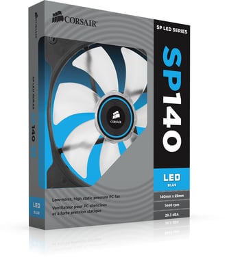 Corsair Air Series SP140 LED Blå
