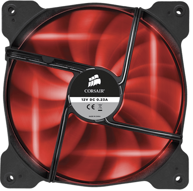 Corsair Air Series SP140 LED Röd 2-pack