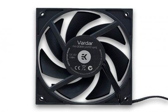 EK-Vardar F4-120ER 120mm 2200rpm Svart