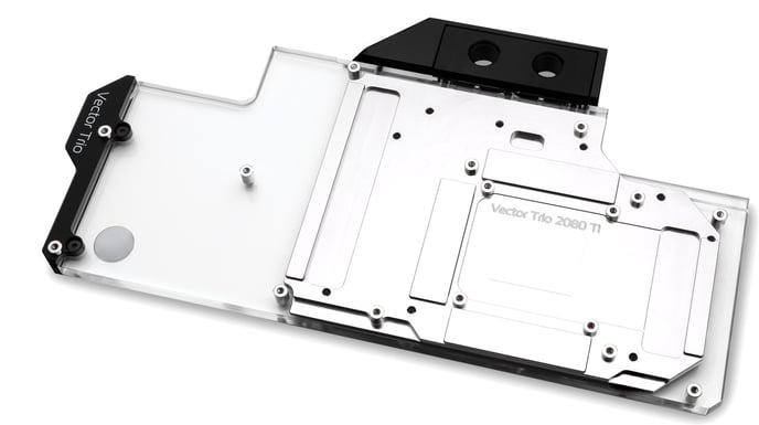 EK-Vector Trio RTX 2080 Ti RGB - Nickel + Plexi