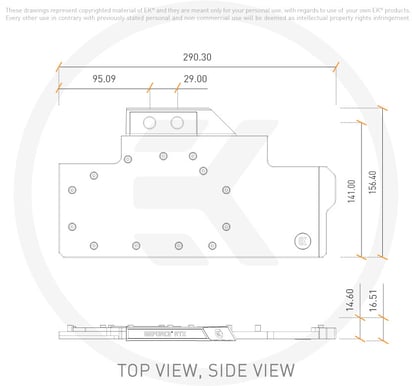 EK-Vector Trio RTX 2080 Ti RGB - Nickel + Plexi