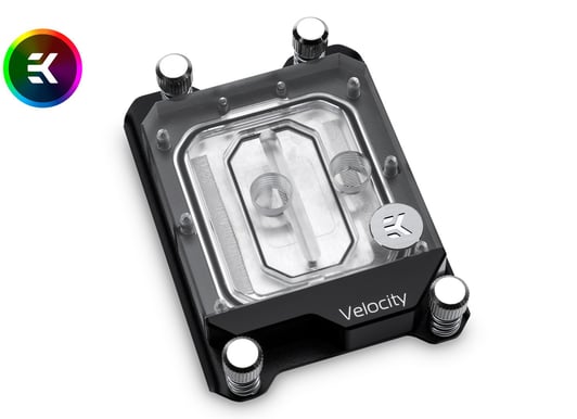 EK-Velocity sTR4 D-RGB - Nickel + Plexi