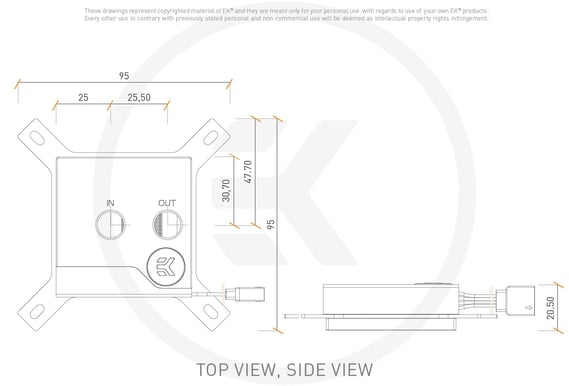 EK-Supremacy Classic RGB - Nickel + Plexi