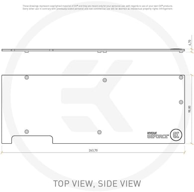 EK-FC RTX 2080/Ti Backplate Classic - Black
