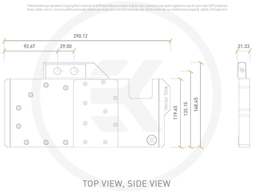 EK-Quantum Vector Strix RTX 2080 D-RGB - Nickel + Acetal