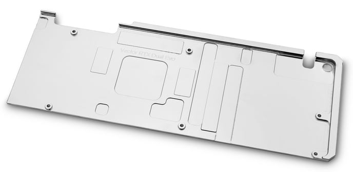 EK-Quantum Vector Dual Evo RTX 2070/2080 Backplate - Nickel