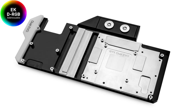 EK-Quantum Vector Dual Evo RTX 2070/2080 D-RGB - Nickel + Acetal