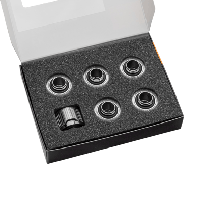 EK-Quantum Torque 6-Pack STC 12/16 - Black Nickel