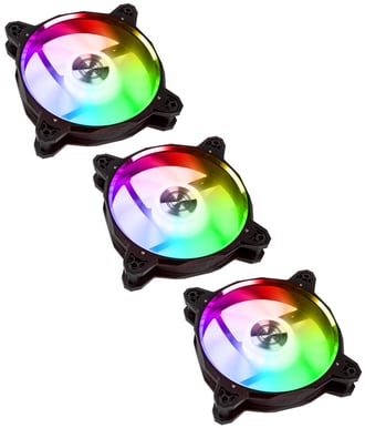 Lian Li Bora Digital Svart 3-pack