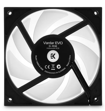 EK-Vardar EVO 120ER D-RGB  (500-2200 rpm) - Black