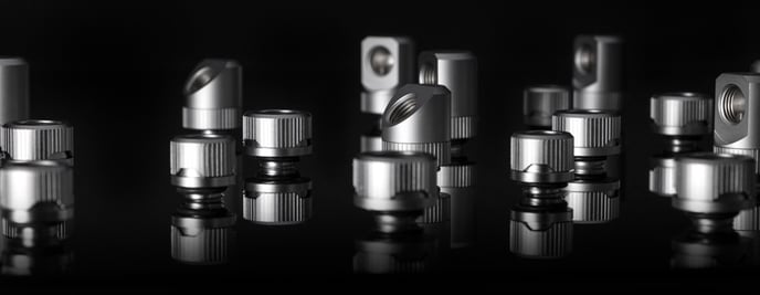 EK-Quantum Torque 6-Pack HDC 16 - Satin Titanium